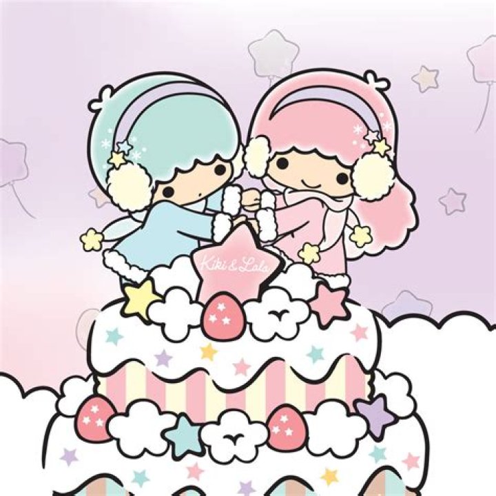 Little Twin Stars, Sanrio, Twins, Hello Kitty, Wallpaper, Painting