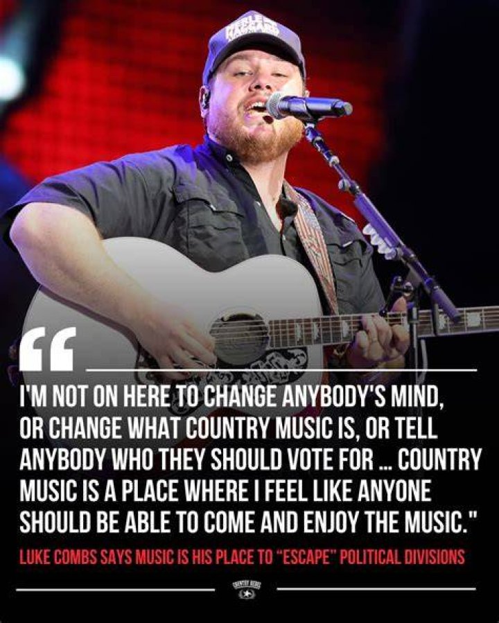 Luke Combs' Political Affiliation: Insights And Observations
