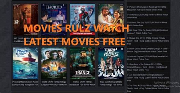 Movie rulz Watch Bollywood and Hollywood Tamil Telugu Hindi Dubbed