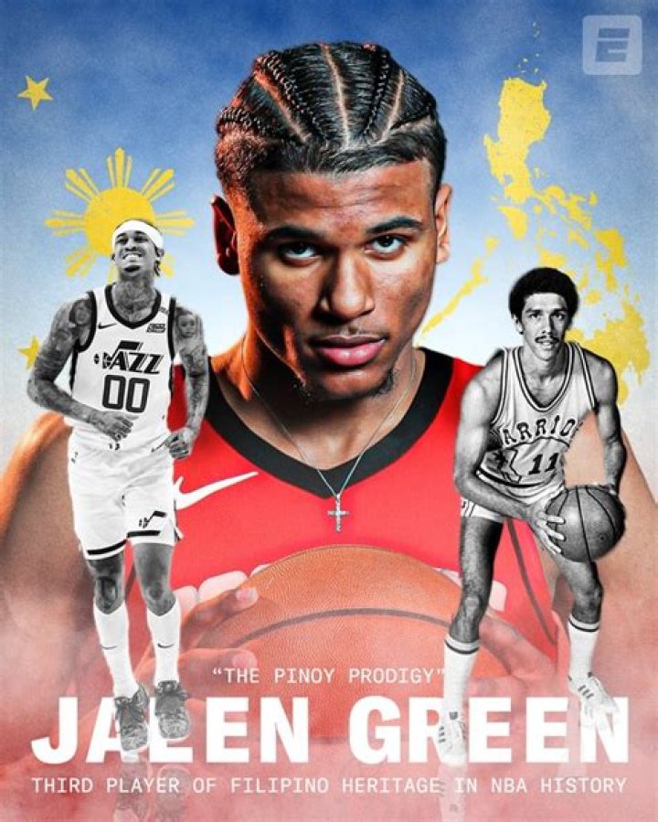 NBA DRAFT 1/4 Filipino Jalen Green is selected 2 overall by the