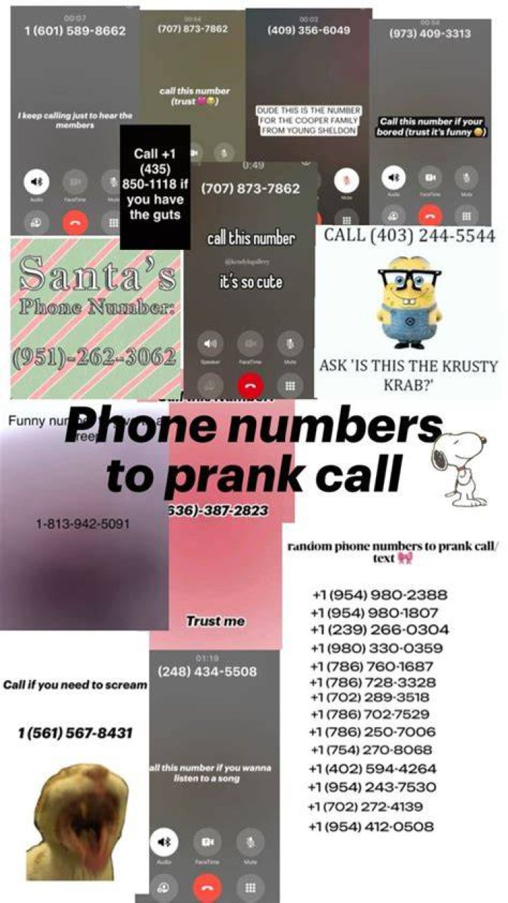 Numbers to prank call hotelgaret