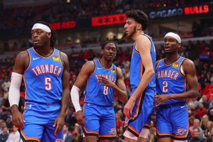 Oklahoma City Thunder SF Jalen Williams Prasies San Antonio Spurs