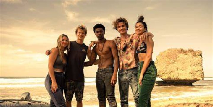 Outer Banks Season Three; Andy McQueen, Lou Ferrigno Jr. & Fiona