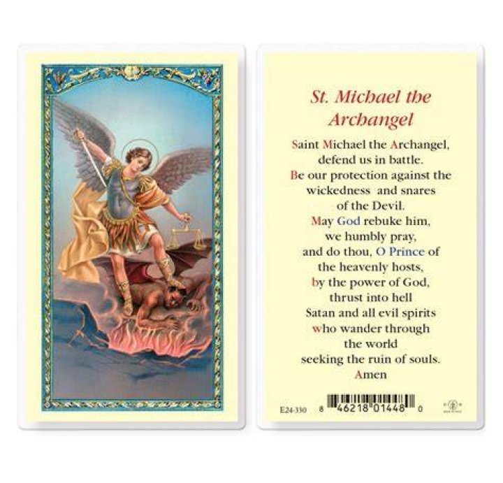 Prayer Cards St. Michael Catholic Church