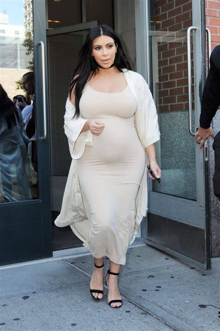 Pregnant KIM KARDASHIAN Arrives at Airport in Nice 06/23/2015 HawtCelebs