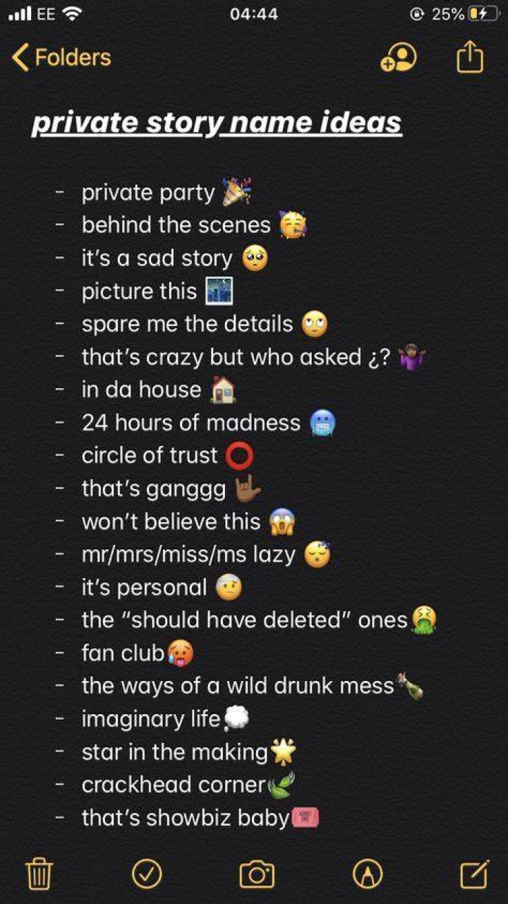 private story names on snapchat 🕊 One word instagram captions