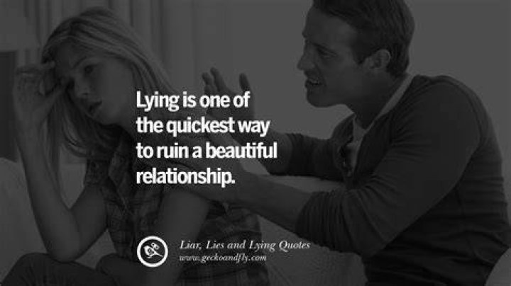 Quotes On Lying In Relationships