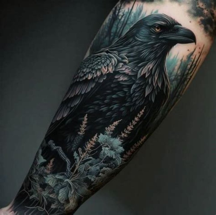Raven Tattoo 200+ Crow Tattoo Designs To Inspire You Tattoo Stylist