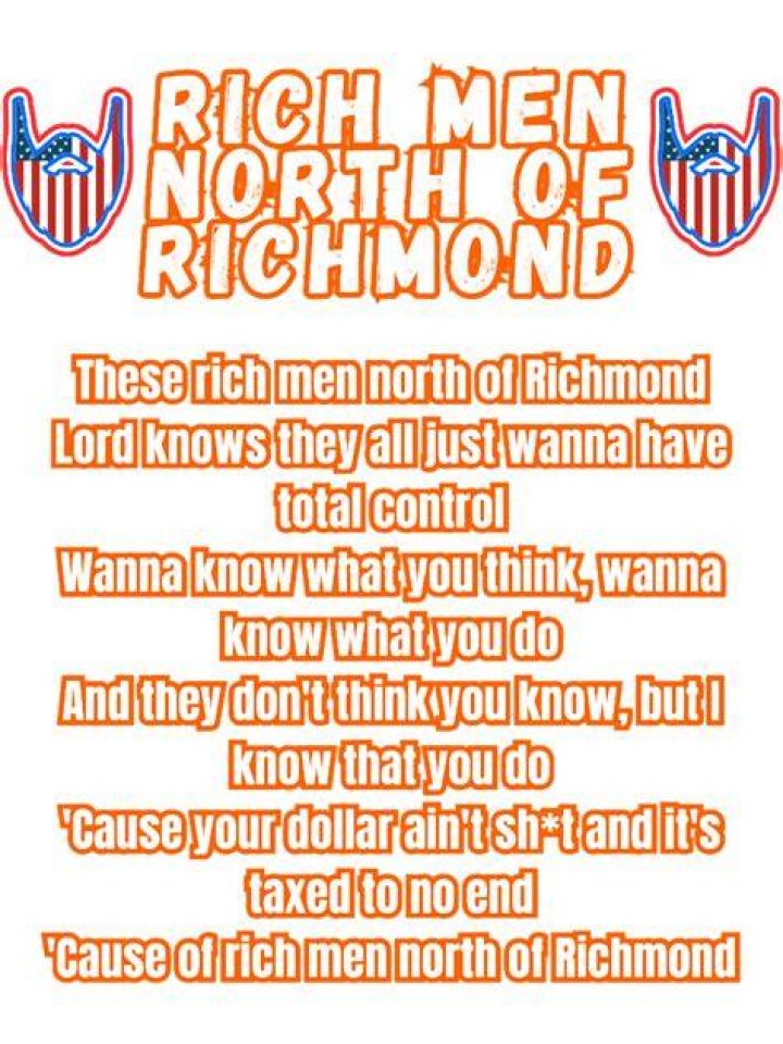 Rich Men North of RichmondThe Song Fueling America's Divide