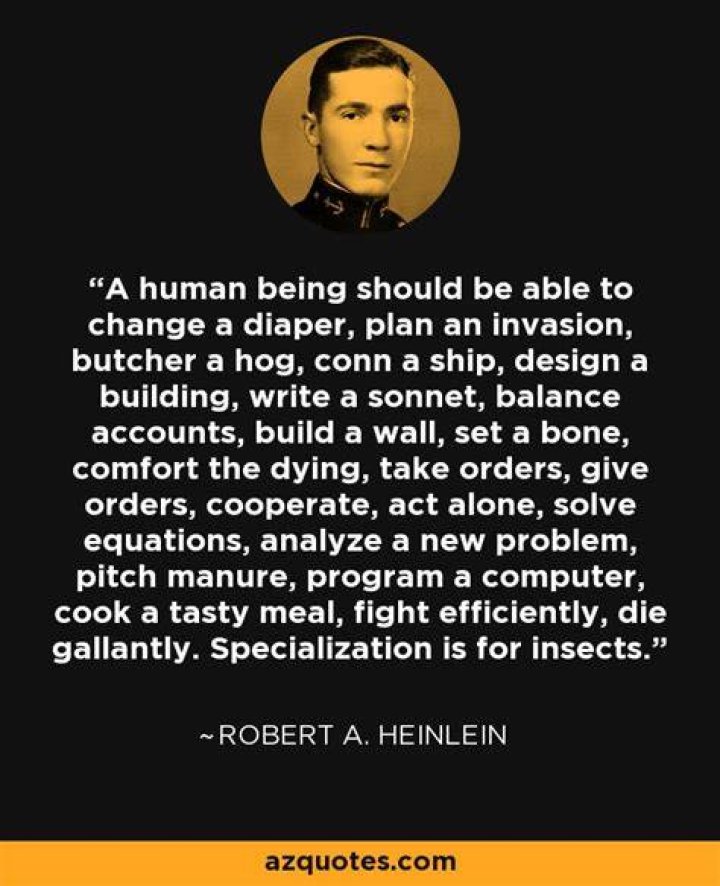 Robert A. Heinlein Quote &ldquo;Death is an old friend; I know him well. I