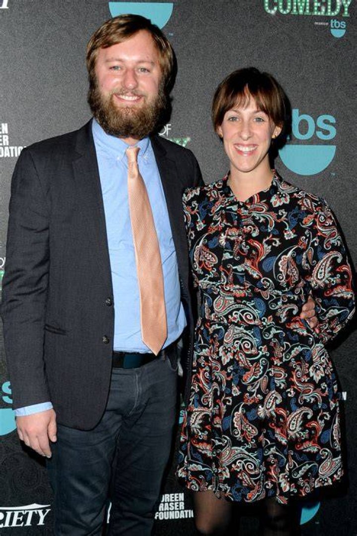 Rory FleckByrne and his partner Grace Carter arrive for the premiere