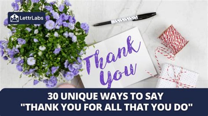 Saying Thank You To The Lord....