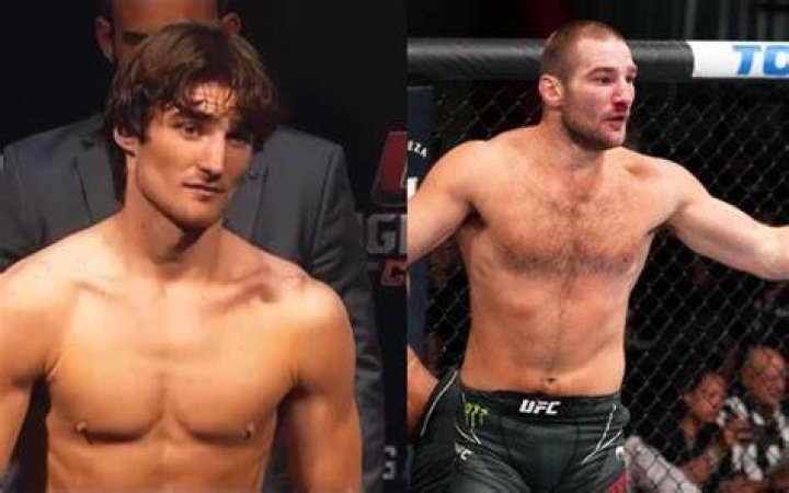 Sean Strickland with hair "Bro he was f***ing beautiful" Footage of