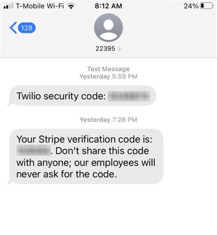 Short Code 22395 Texting Info by Authy