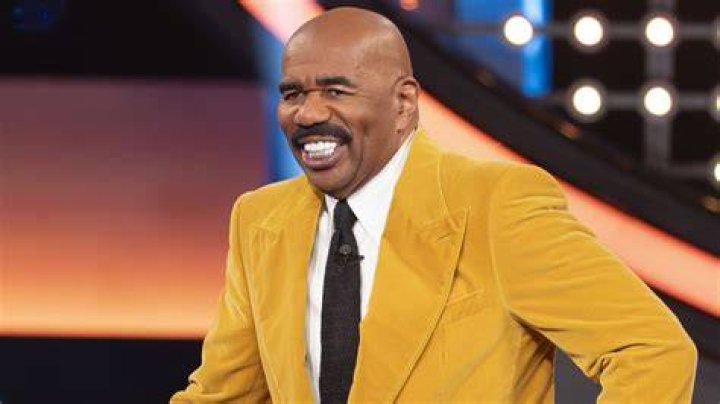 Steve Harvey's Wife Marjorie Kisses Her Smiling GrayHaired Mom in a