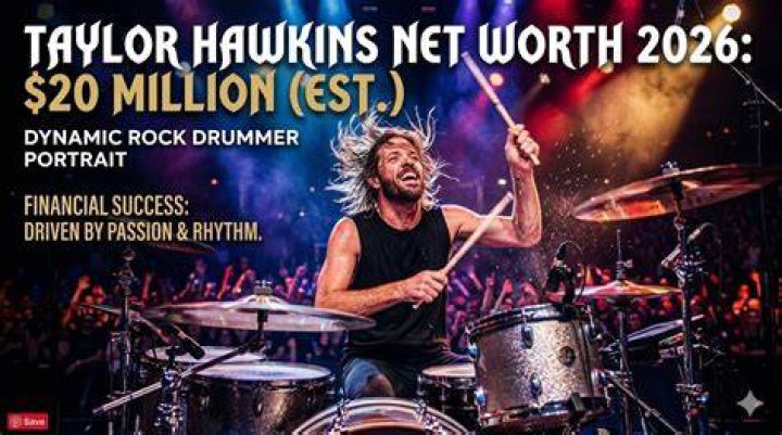 Taylor Hawkins Net Worth 2022/2021, Salary, Age, Height, Bio, Wiki