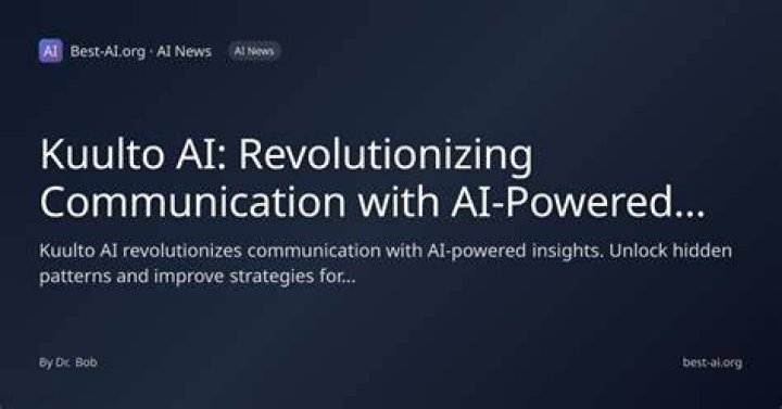 The AI Revolutionizing Communication And Insights