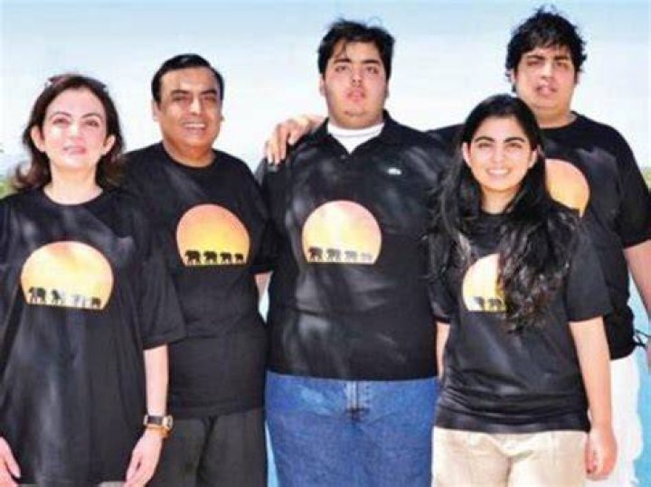 The Ambani family before the billions Mukesh, Nita, Isha, Akash and