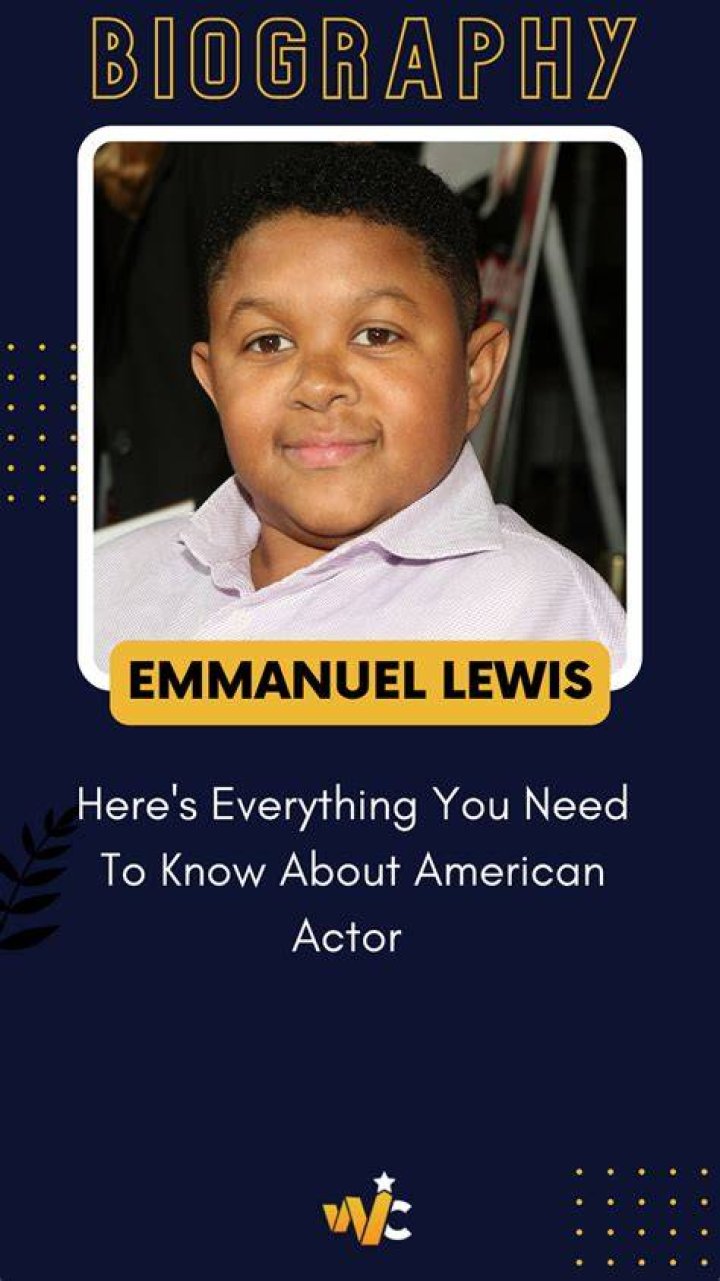 The Extraordinary Life And Career Of Emmanuel Lewis