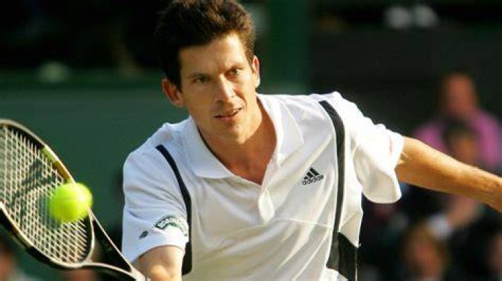 Tim Henman's wife Lucy arrives on Court One for The All England Lawn