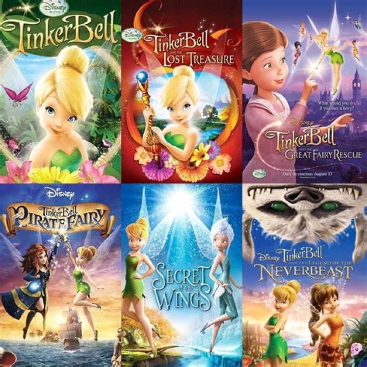 Tinker Bell Complete Series 6 DVD s Free Shipping Worldwide "Limited