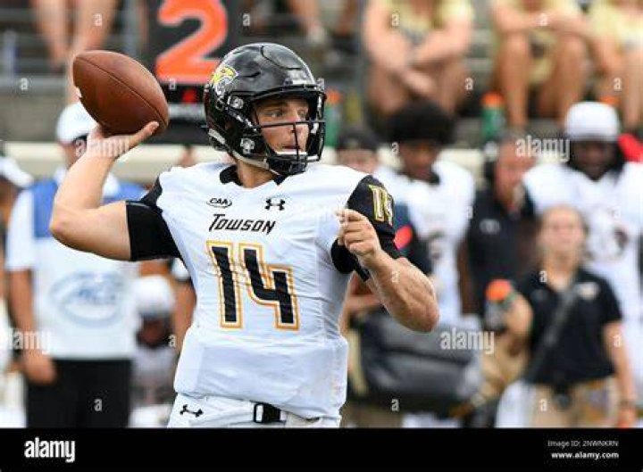 Towson quarterback Tom Flacco not relying on family connection