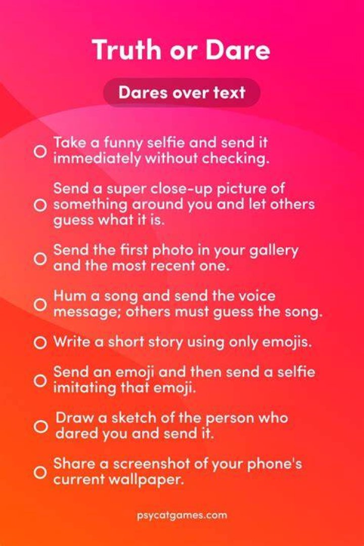 Truth Or Dare Dares Over Text Dirty Truth or Dare FAQ