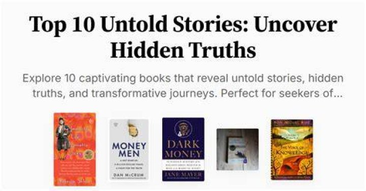 Uncover Hidden Truths And Inspiring Stories