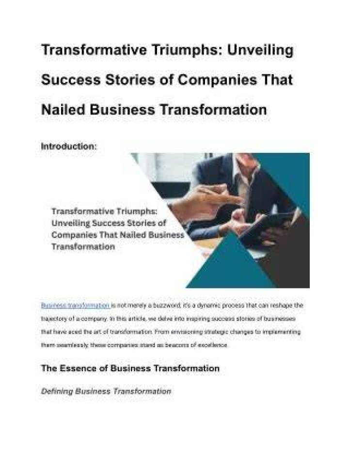 Unveiling His Transformation And Triumphs