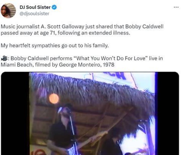 Unveiling The Cause Of Bobby Caldwell's Untimely Passing