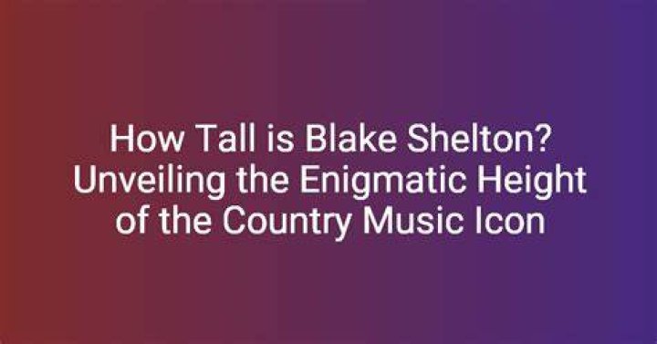 Unveiling The Height Of A Music Icon