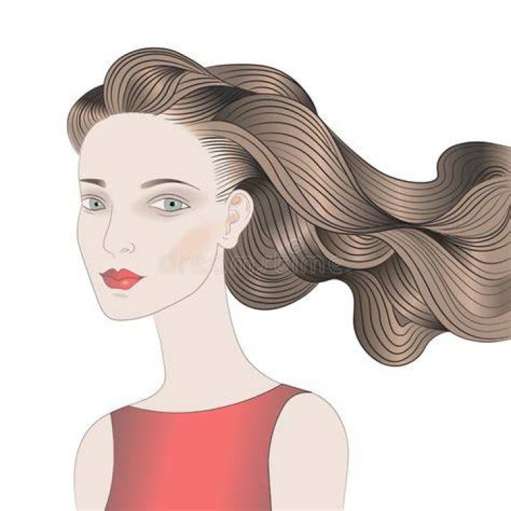 Vector Woman With Wavy Hair Character Illustration Set GraphicMama