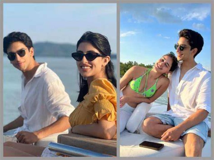 Vedang Raina Vedang Raina, Ananya Panday and Navya Naveli Nanda enjoy